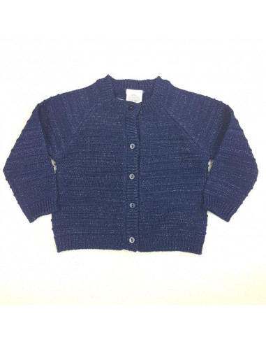 maglione misto lana con fili lurex neonata