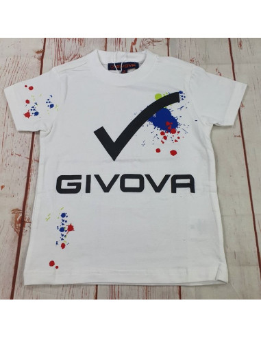 maglia t shirt cotone GIVOVA spruzzo bimbo