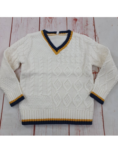 maglione invernale caldo cotone e lana ragazzo