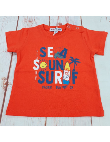 maglia t shirt cotone sea sound surf neonato