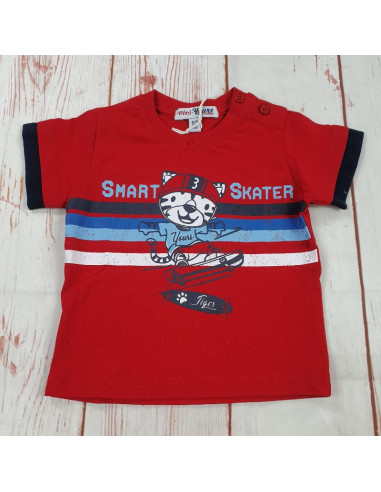 maglia t shirt cotone smart skater culla