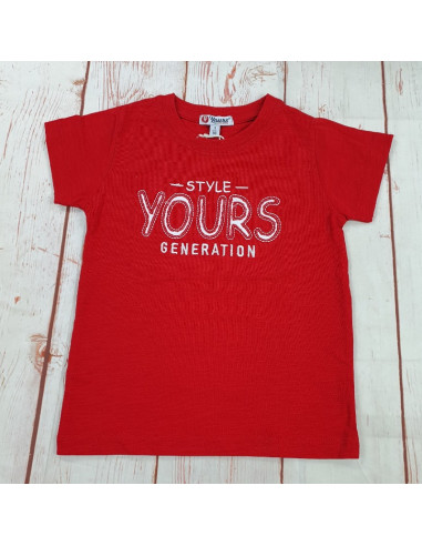maglia t shirt cotone yours generation bimbo