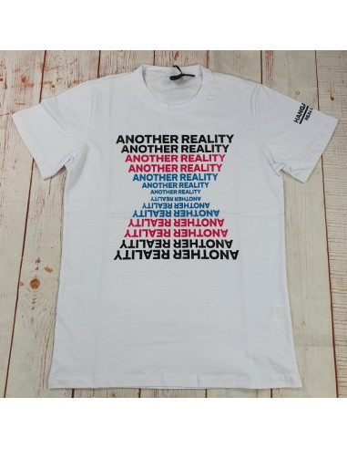maglia t shirt cotone another reality uomo