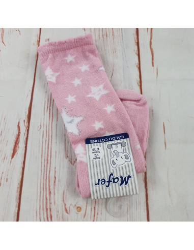 calze caldo cotone gambaletto Mafer neonata