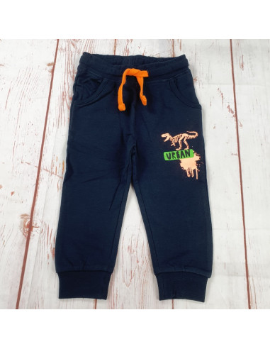 pantalone tuta felpa leggera dinosauro neonato