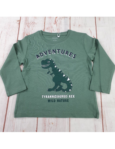 maglia cotone dinosauro adventures bimbo