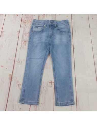 pantalone jeans elastico in vita regolabile bimbo