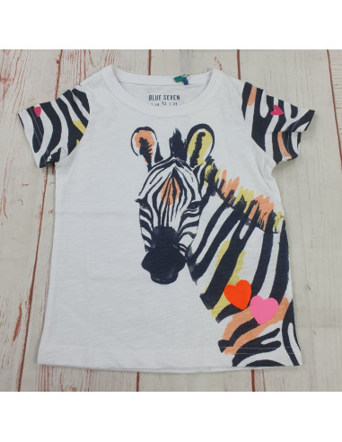 maglia t shirt cotone zebra bimba
