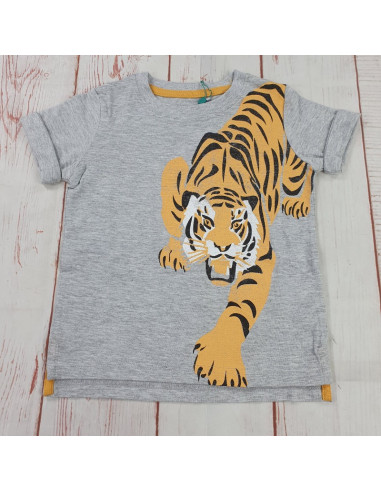 maglia t shirt cotone tigre bimbo