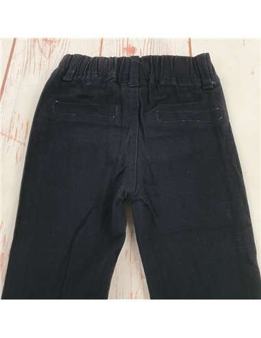 pantalone tessuto tipo jeans con tasche neonato