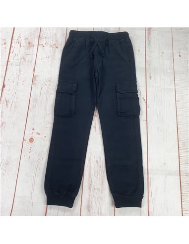 pantalone invernale tasconi nero ragazzo