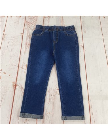 pantalone jeans elastico in vita elasticizzato bimbo