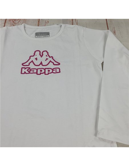 Maglia hot sale kappa bianca