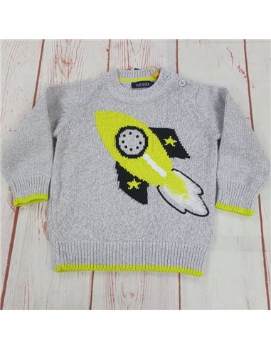 maglione caldo cotone missile giallo neonato