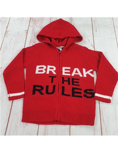 maglione invernale break rosso bimbo