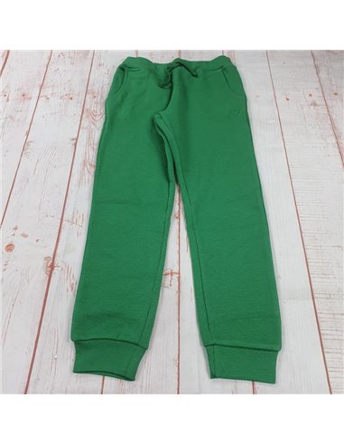 pantalone tuta felpa invernale y verde ragazzo