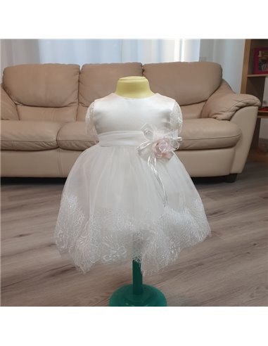 vestito elegante cerimonia lungo con tulle nazareno gabrielli neonata