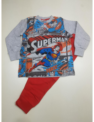 pigiama 100% cotone SUPERMAN ragazzo
