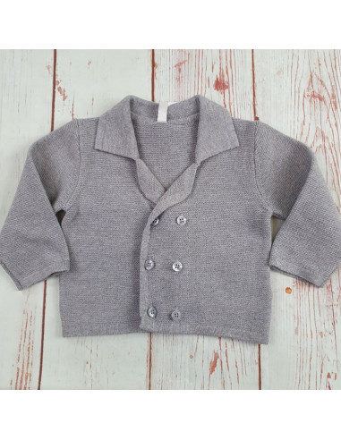 maglione giacchina 100% cotone neonato