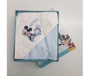 Accappatoio Triangolo Neonato Spugna Mickey Mouse Disney